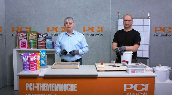 PCI-Themenwoche "Schnelle Baustelle" - im Bereich Fliese